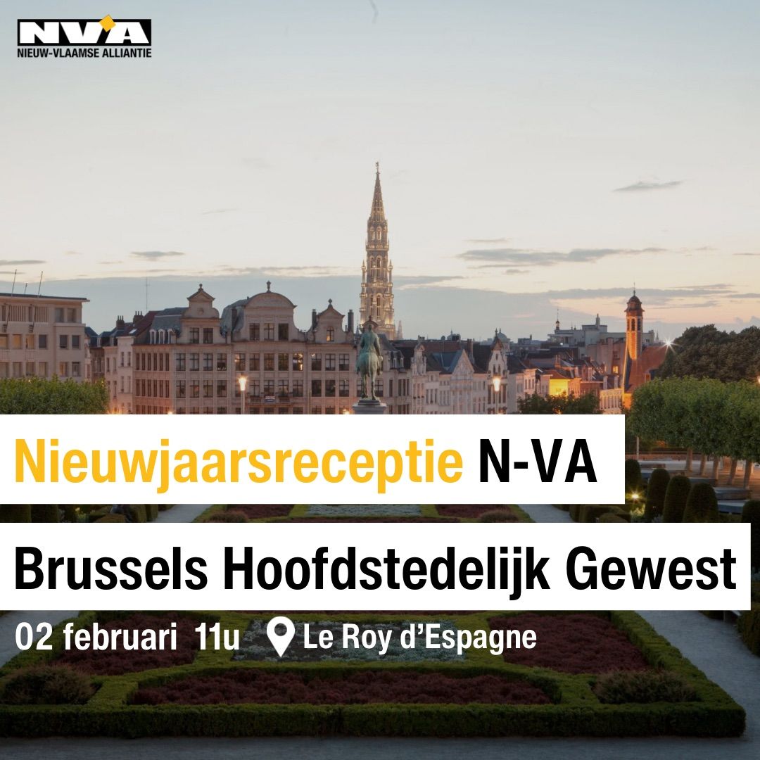 Nieuwjaarsreceptie N-VA Brussels Hoofdstedelijk Gewest