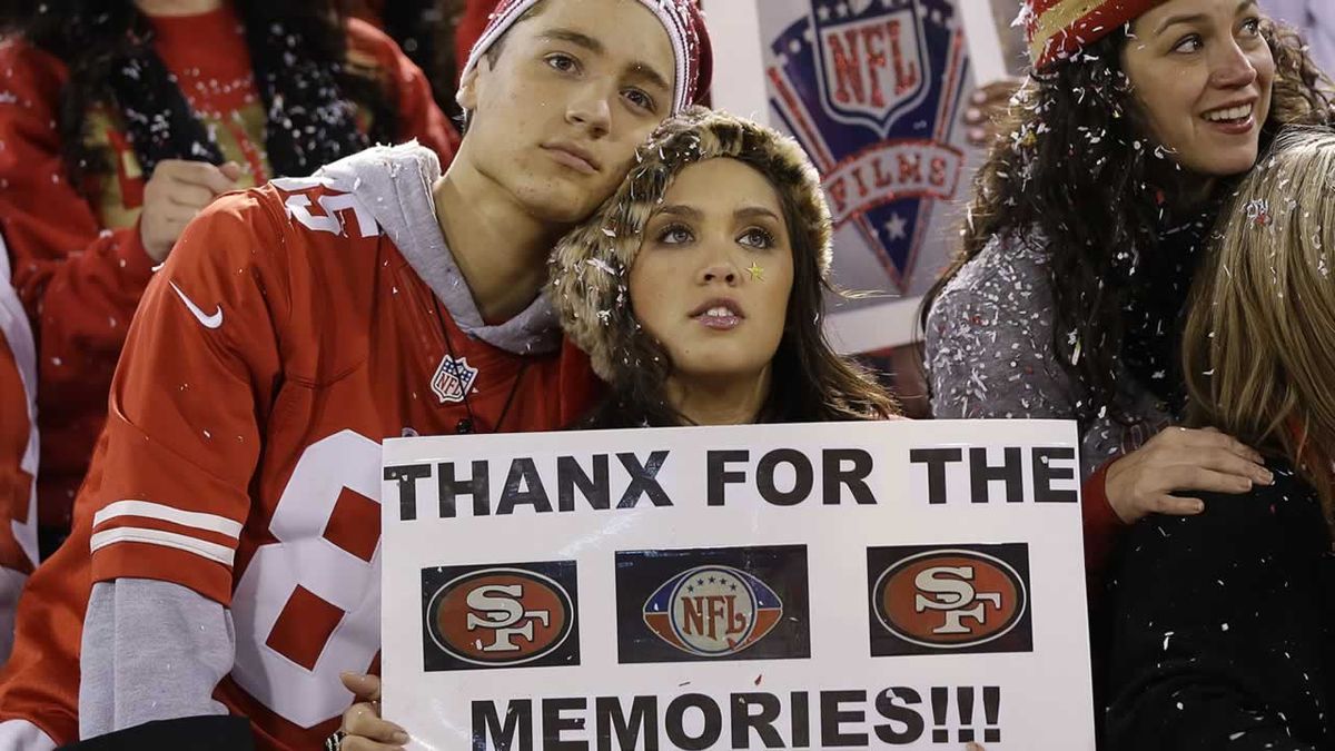 Parking Atlanta Falcons at San Francisco 49ers