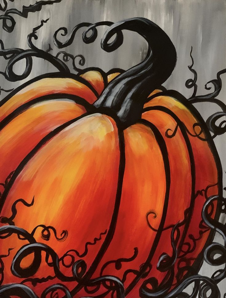 SOLD OUT Kids Studio: Pumpkin Painting