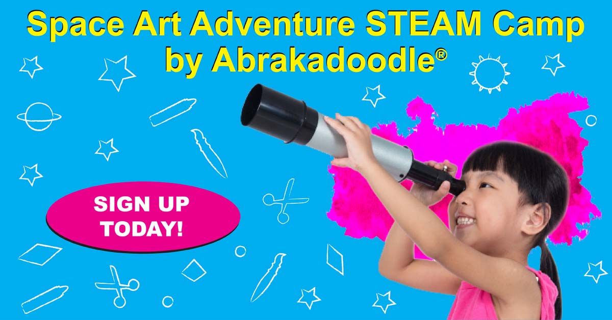 "Space Art Adventure STEAM Camp" Abrakadoodle Summer Art Camp @ The Armory