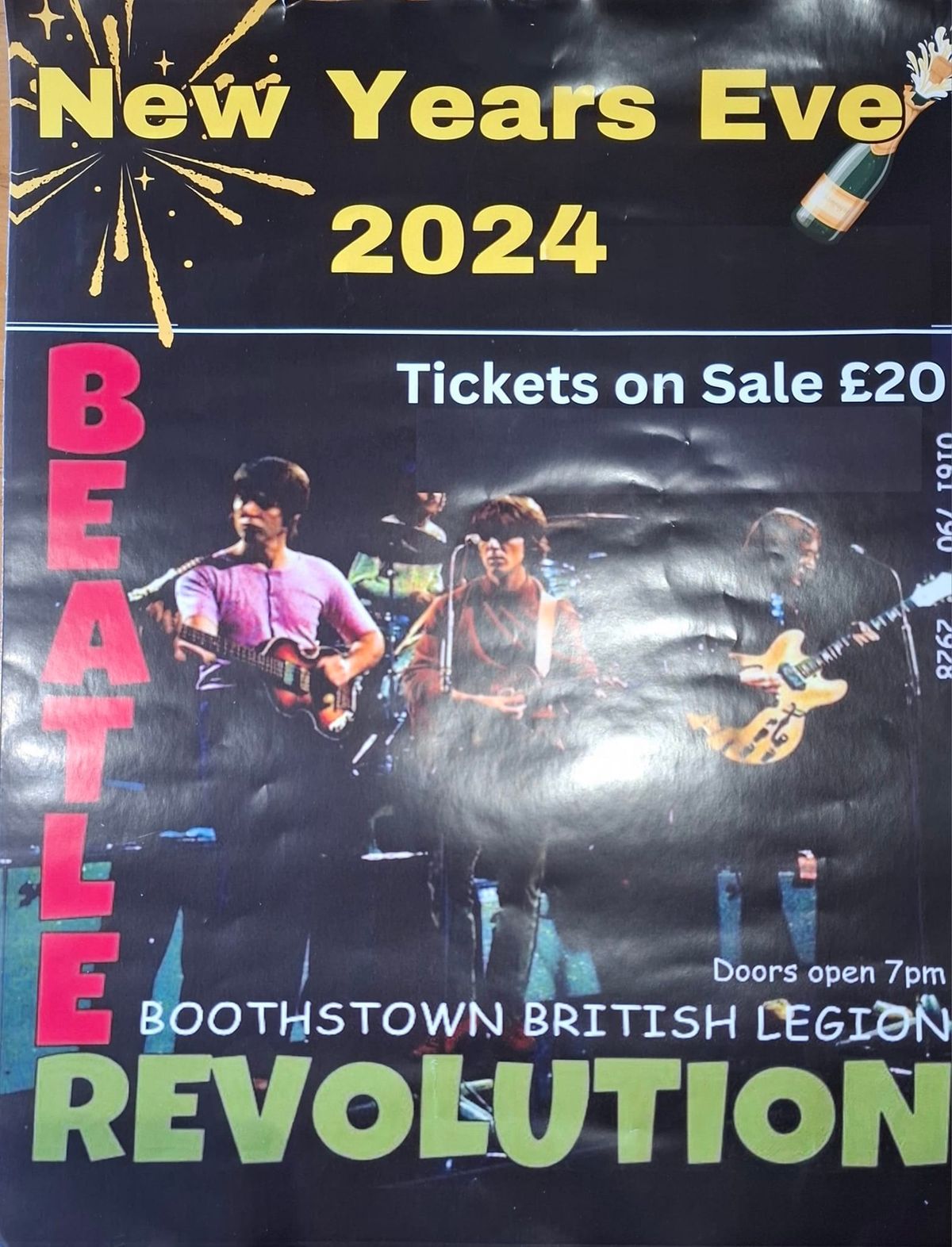 'The Beatles' in Boothstown for NYE 