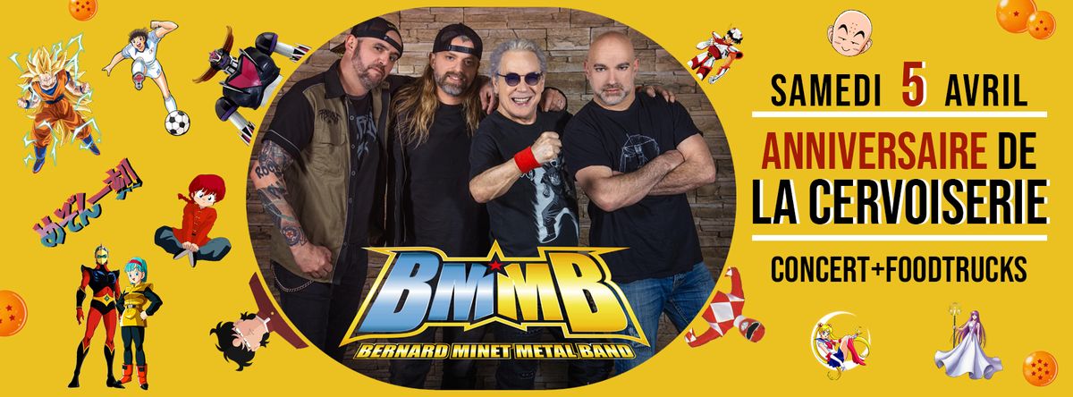 BERNARD MINET METAL BAND \ud83c\udfb8 pour les 12 ans de La Cervoiserie Poitiers \ud83c\udf82