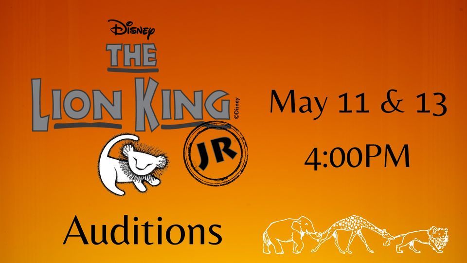 Disney's The Lion King Jr. Auditions