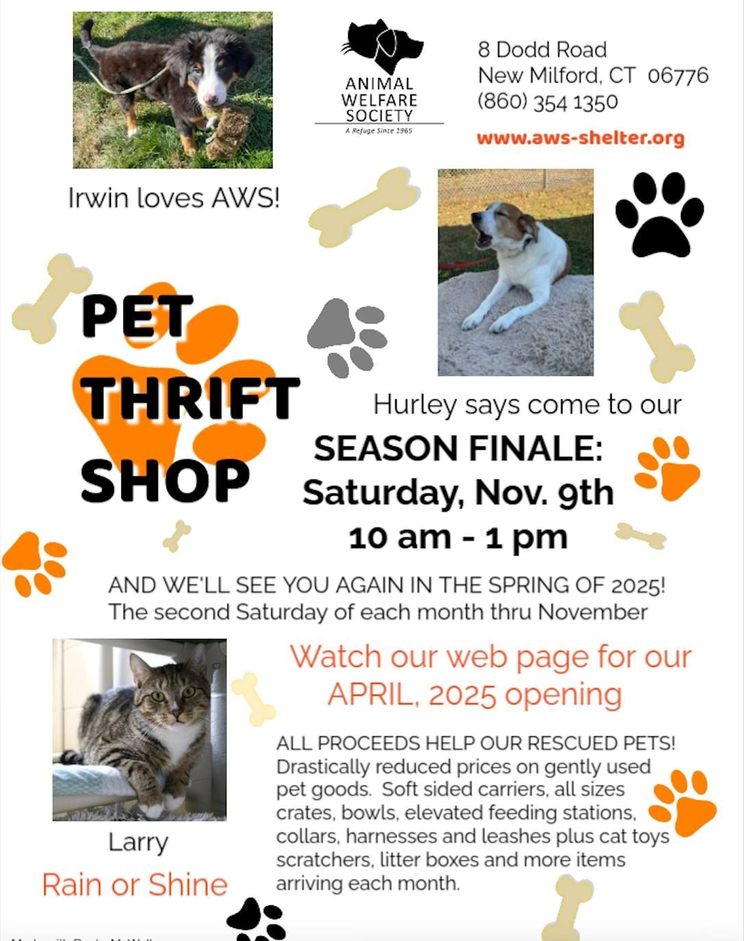 Season Finale at Pet Thrift Shop