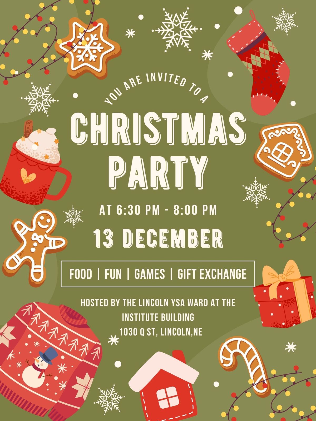 YSA Ward Christmas Party