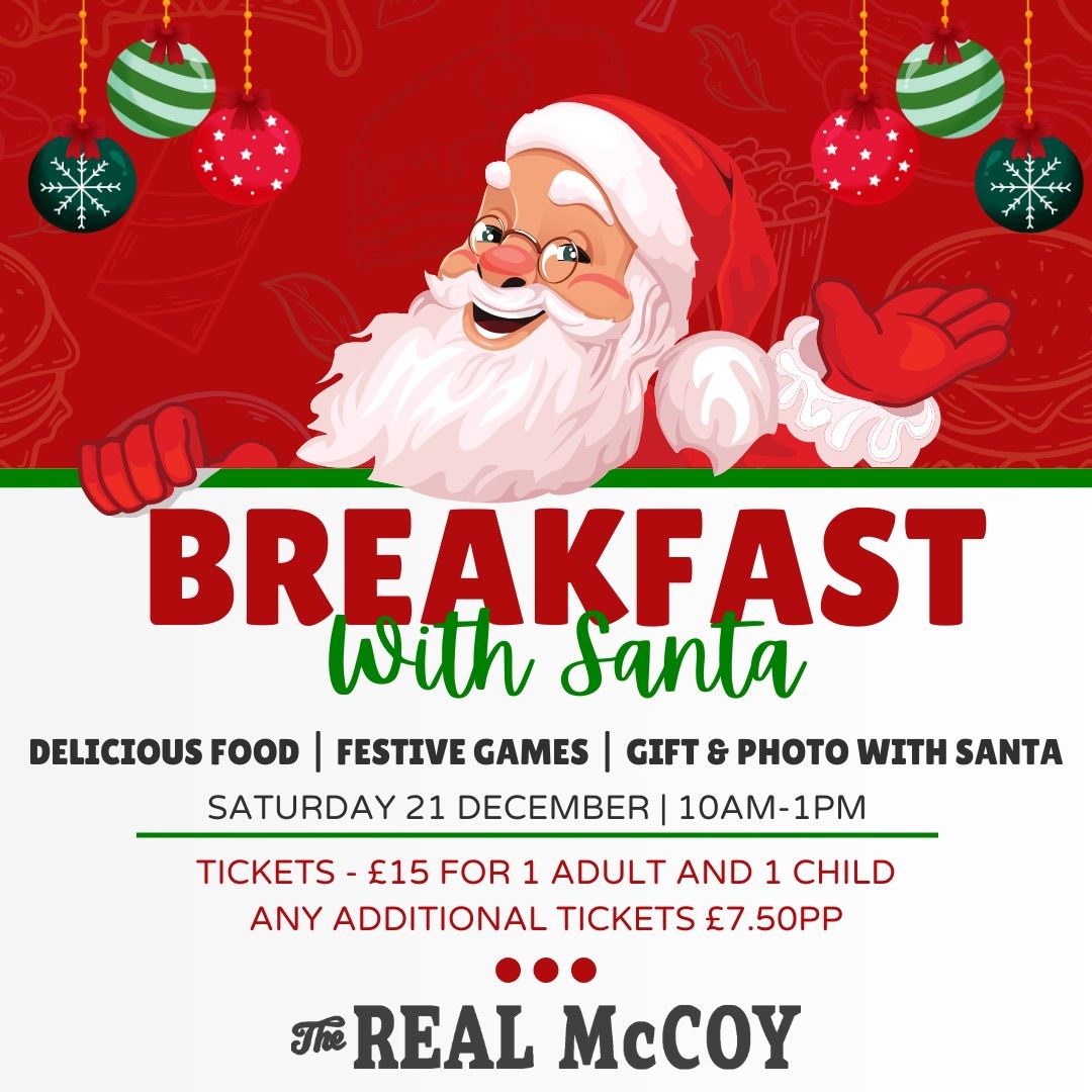 Breakfast with Santa at the Real McCoy 