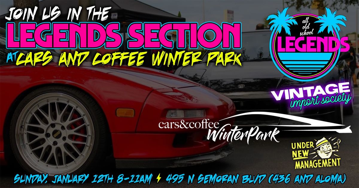 Legends Section at Cars & Coffee Winter Park 