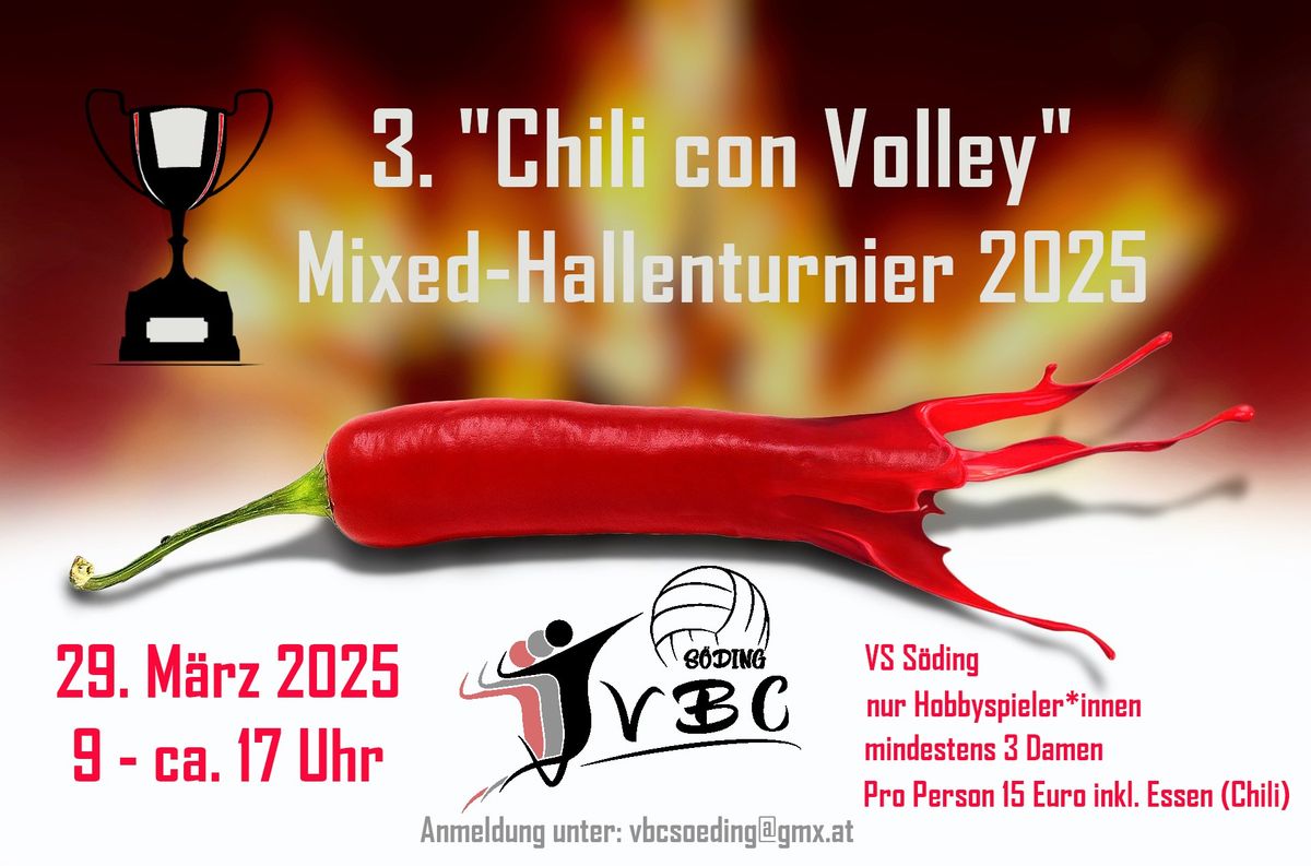 3. "Chili con Volley" Hallenmixed Turnier 2025 \ud83c\udf36\ufe0f\ud83c\udfd0