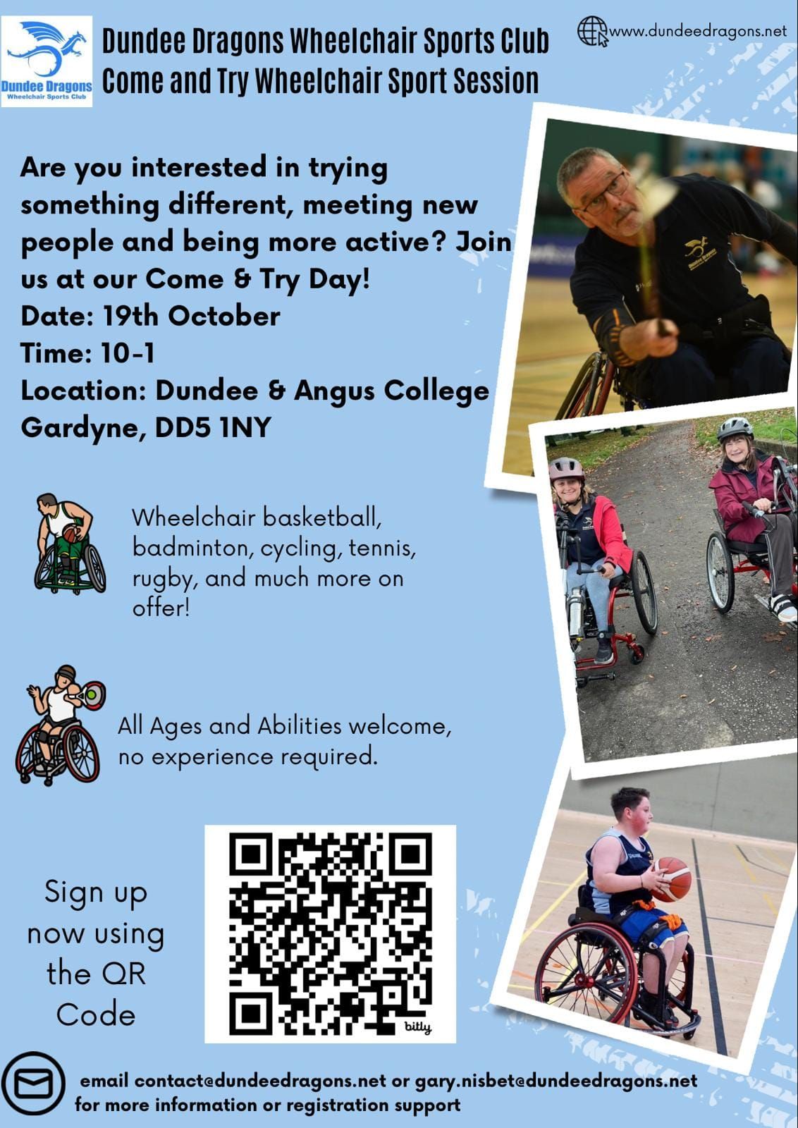 Dragons 'Come and Try' Wheelchair Sports