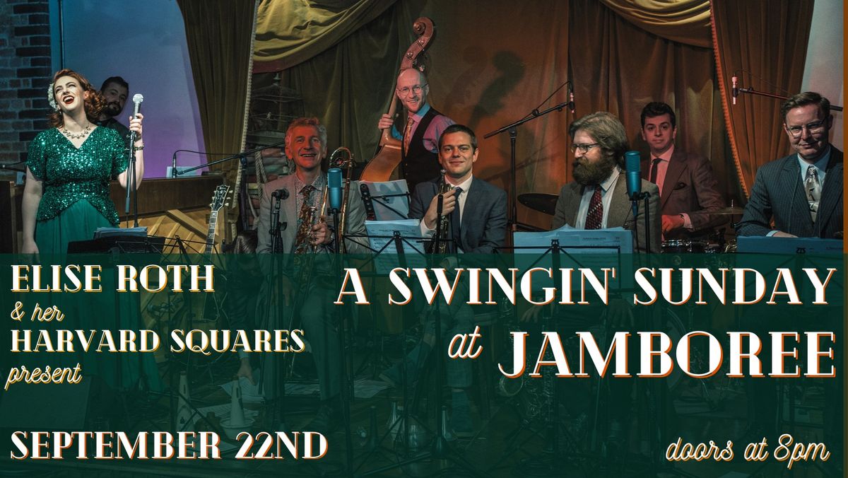 ALBUM LAUNCH! A Swingin' Sunday at Jamboree - with Elise Roth & Her Harvard Squares