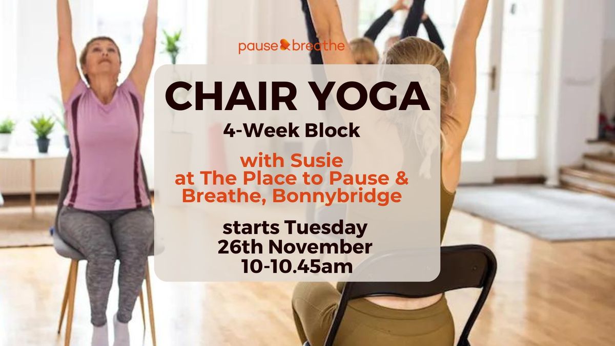 Chair Yoga - 4-Week Block - Tuesday Morning - Bonnybridge