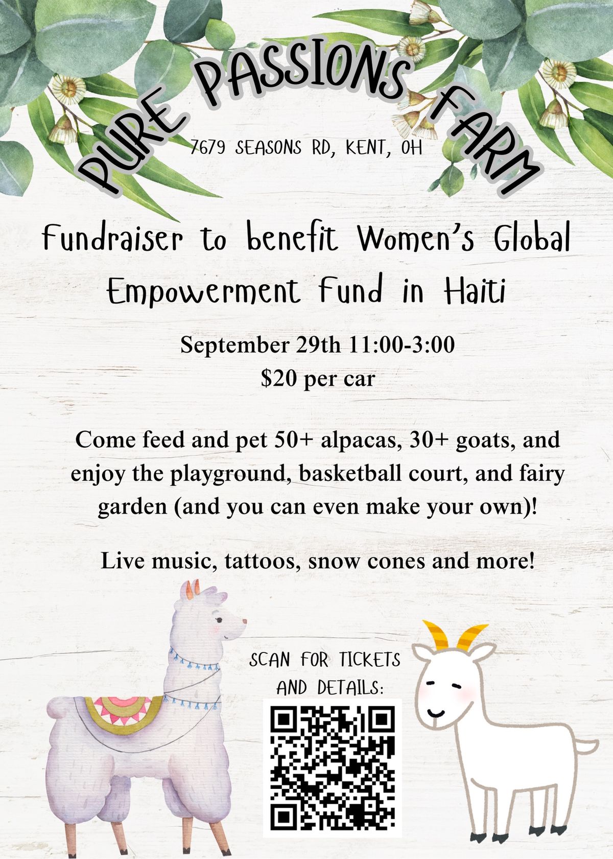 Fundraiser: Women's Global Empowerment Fund in Haiti