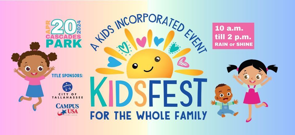 KidsFest 2024, Cascades Park, Tallahassee, 20 April 2024