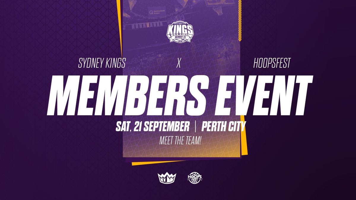 Sydney Kings' HoopsFest members event at Hadiqa