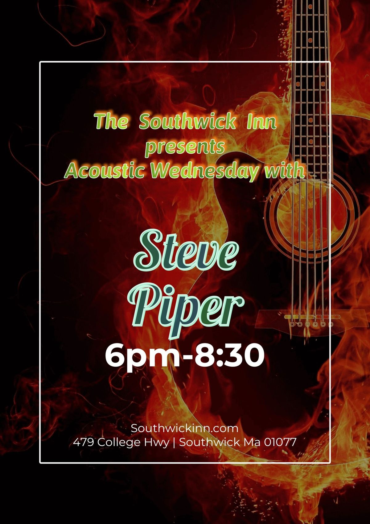 Acoustic Wednesday with Steve Piper