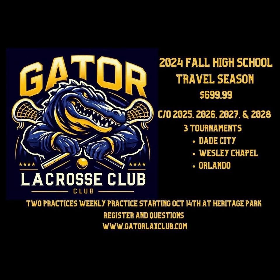 Gator Lax Fall Season Start