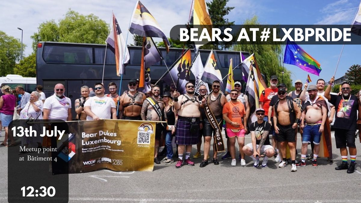 \ud83c\udff3\ufe0f\u200d\ud83c\udf08\ud83d\udc3b Bear Dukes Luxembourg at PRIDE 2024: March with the Bears! \ud83d\udc3b\ud83c\udff3\ufe0f\u200d\ud83c\udf08