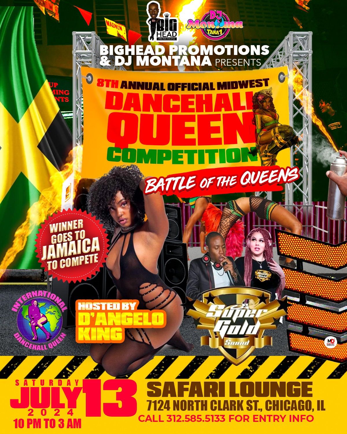 8th Annual OFFICIAL MIDWEST DANCEHALL QUEEN COMPETITION