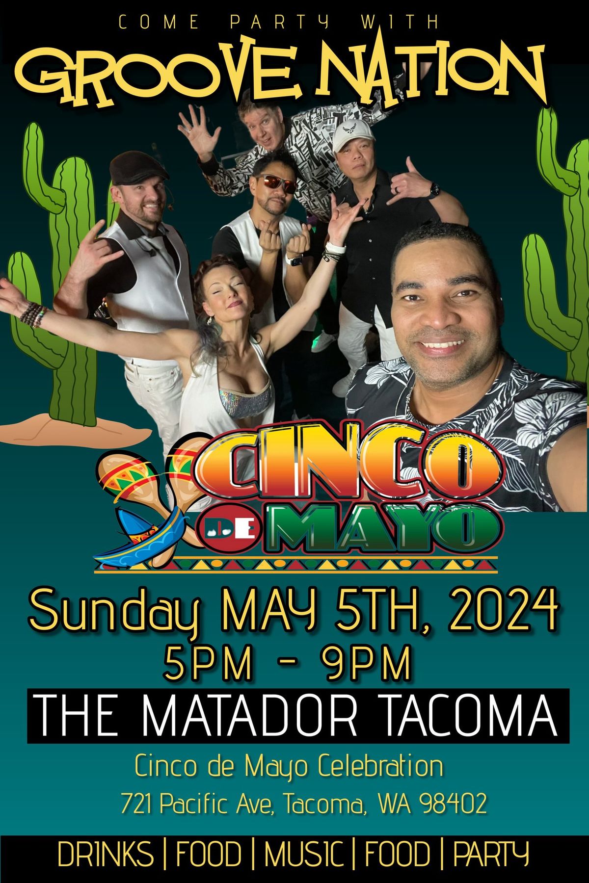 Groove Nation at Matador Tacoma, Cinco de Mayo Block Party!