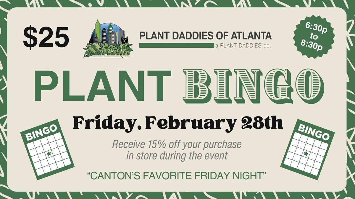 Plant Bingo!