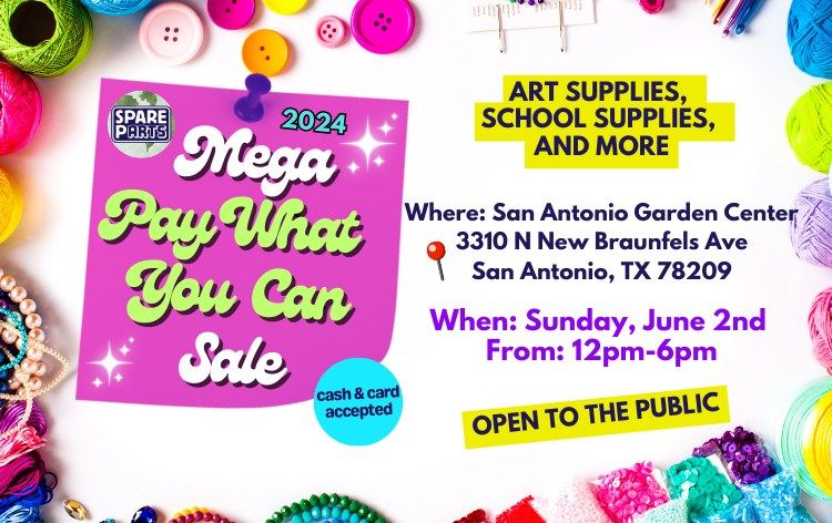 Mega PAY-WHAT-YOU-CAN Sale FREE Event