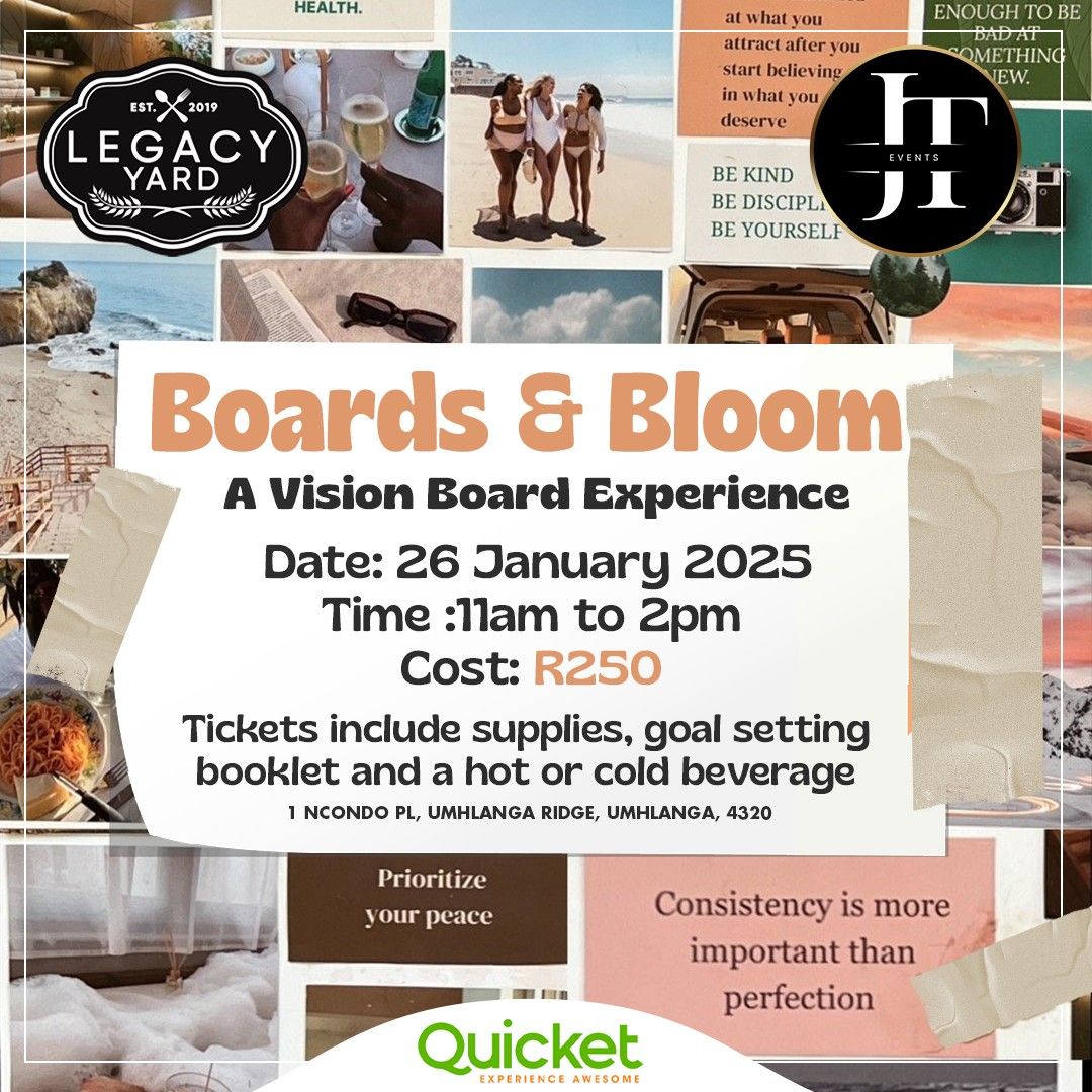 Boards & Bloom Event