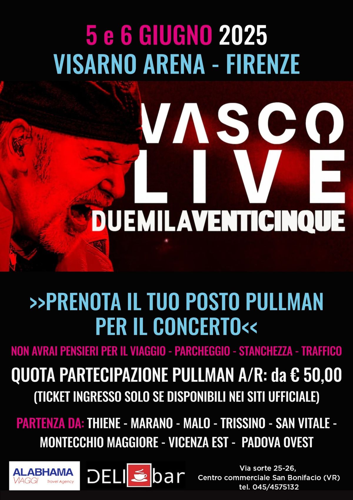 ** VASCO LIVE 2025 ** FIRENZE "VISARNO ARENA" - 5 e 6 Giugno 2025