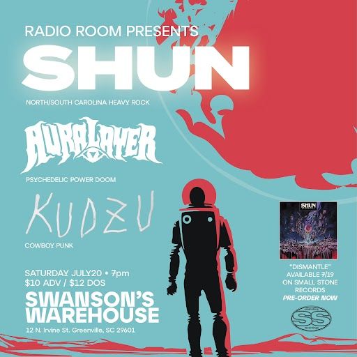 Radio Room Presents: Shun, Auralayer, and Kudzu at Swanson's Warehouse