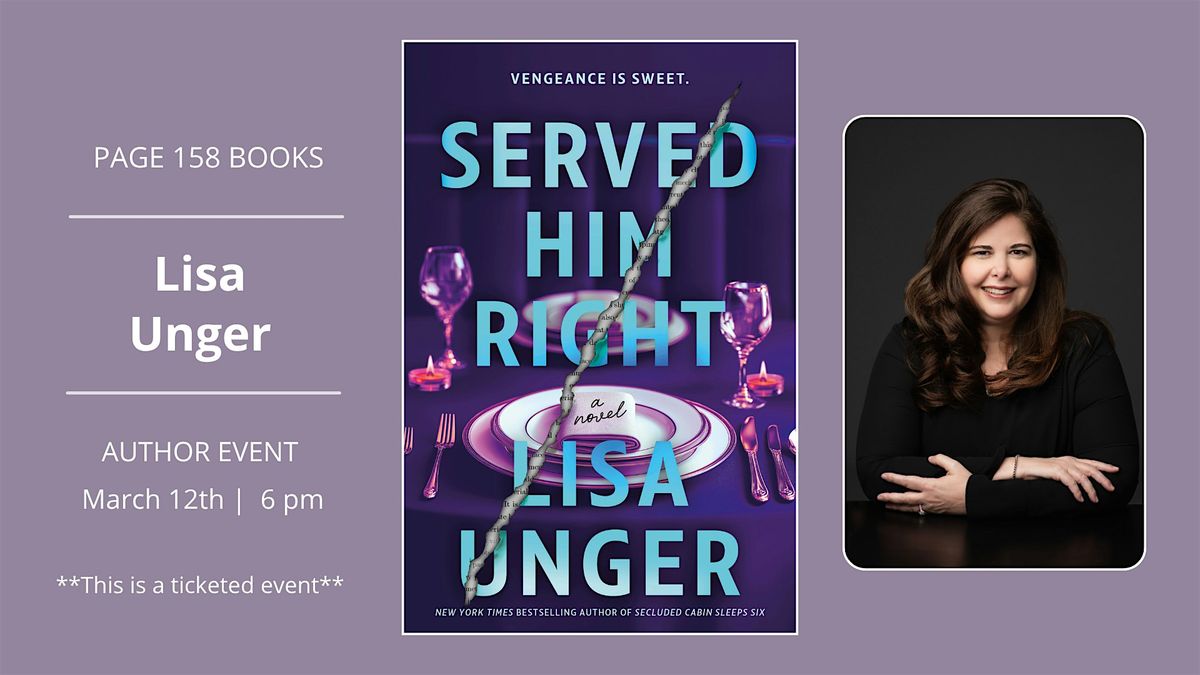Author Event: Lisa Unger