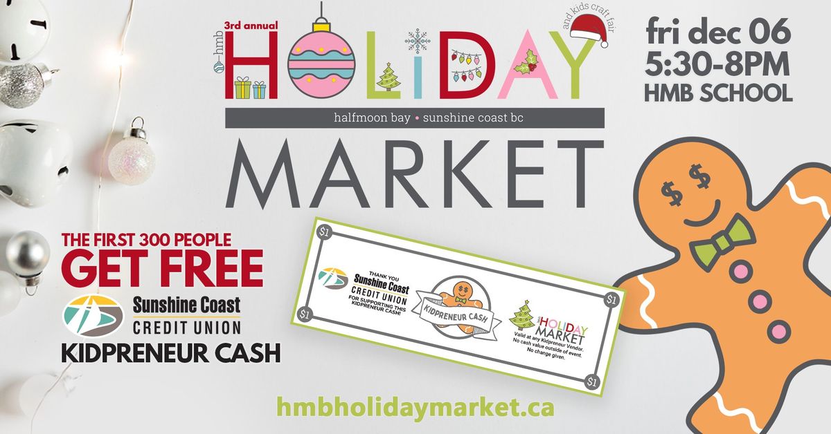 HMB Holiday Market+ Kids Craft Fair