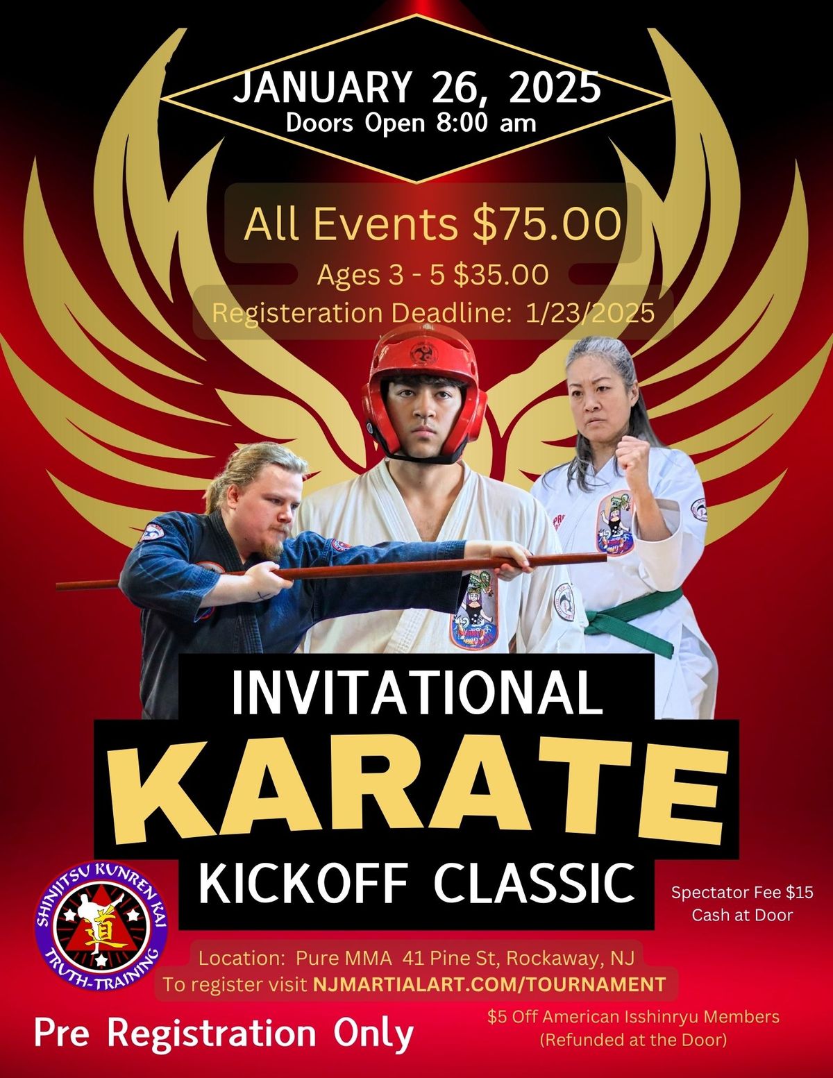 2025 Shinjitsu Kunren Kai Invitational Kickoff Classic