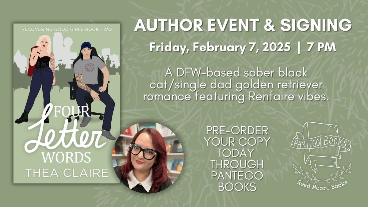 Four Letter Words Author Event & Signing