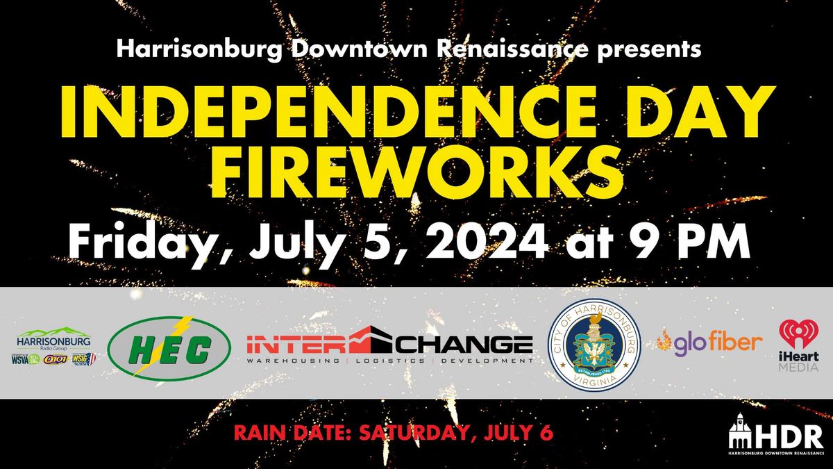 Harrisonburg's Independence Day Fireworks
