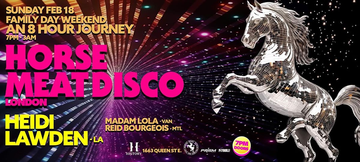 Horse Meat Disco at History Toronto