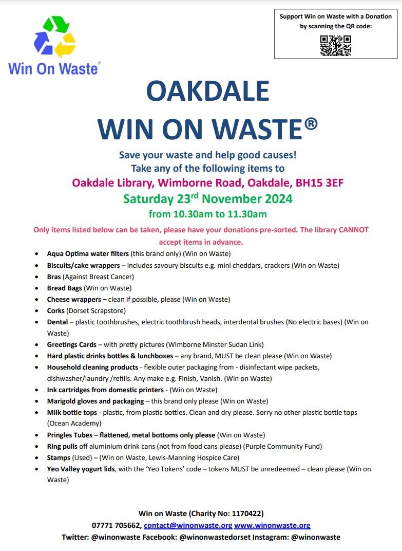 Win on Waste - Oakdale