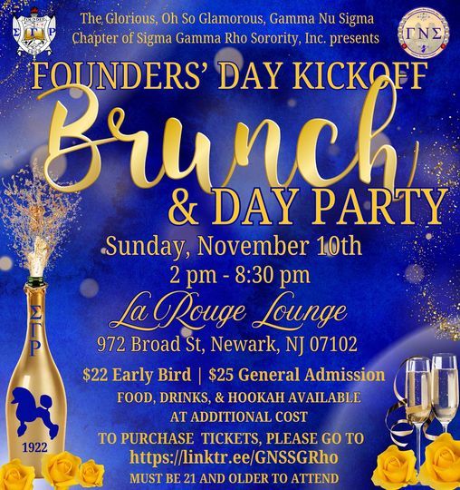 Founders' Day Kickoff Brunch & Day Party