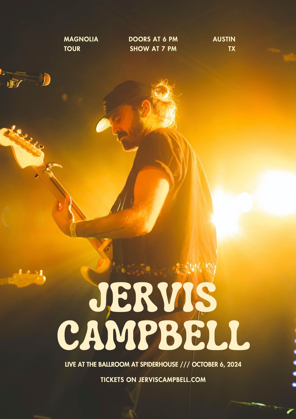 (SOLD OUT) JERVIS CAMPBELL - Austin, TX - 10\/6\/24