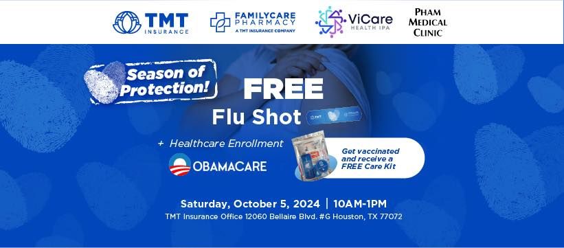 FREE Flu Shot | Seasons of Protection | TMT events 