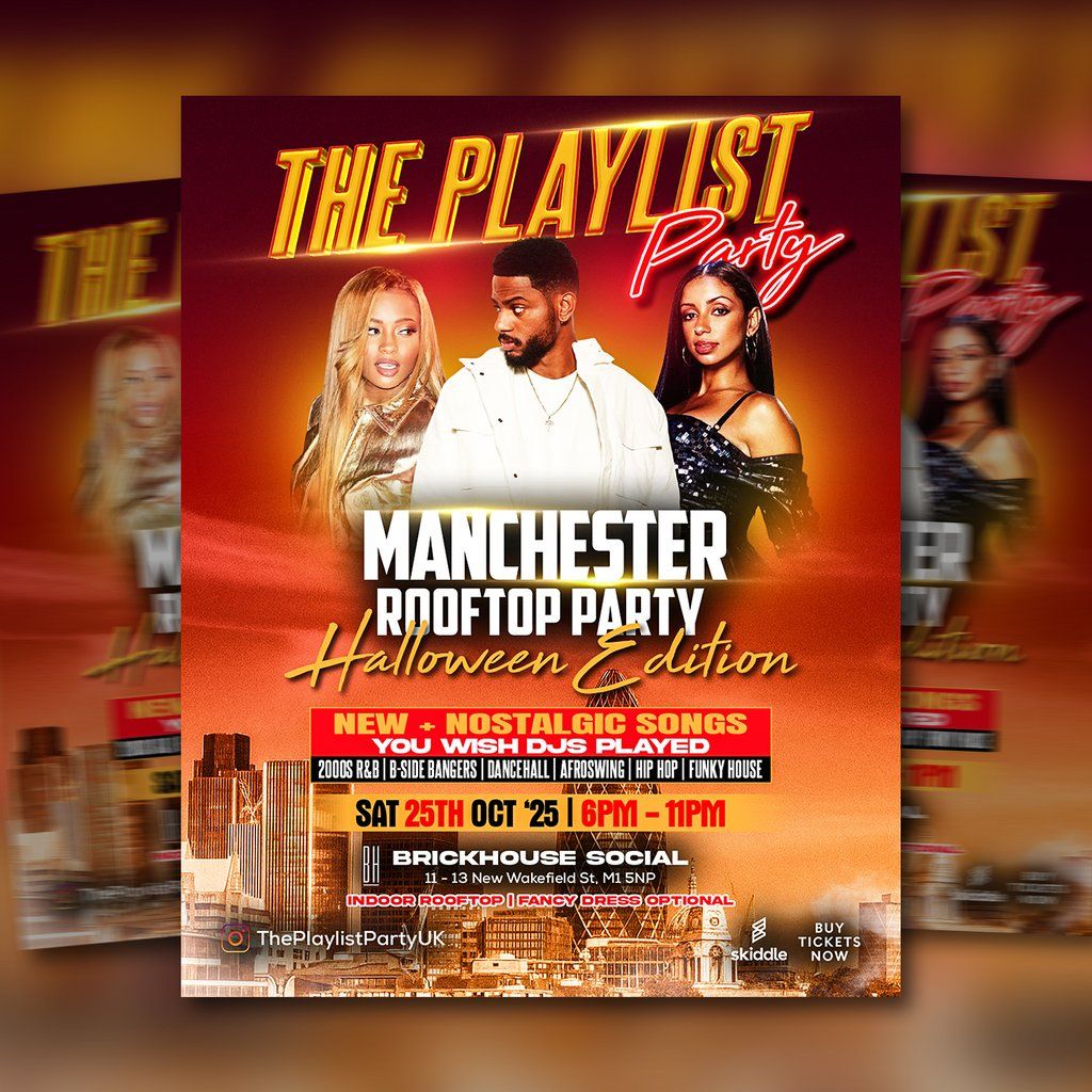 Manchester Rooftop Halloween Day Party