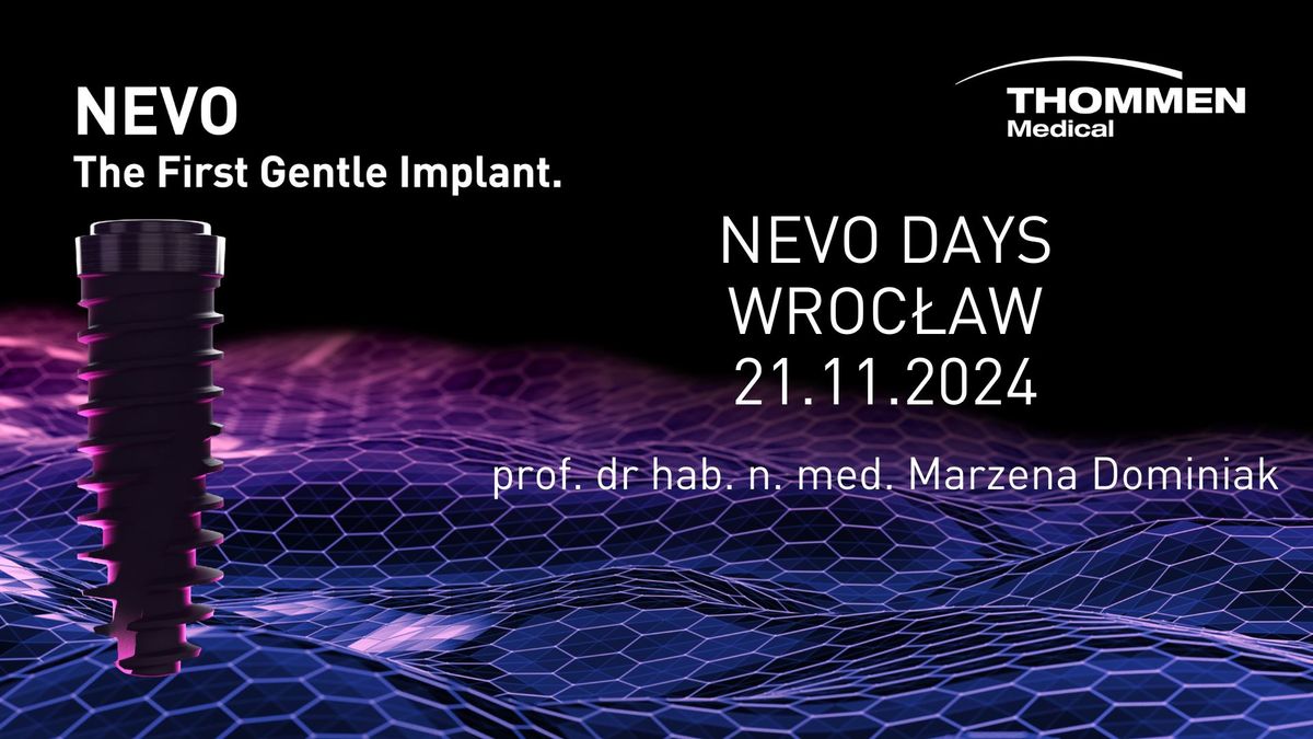 NEVO DAYS - WROC\u0141AW "Periimplantitis a osteoimmunologia"