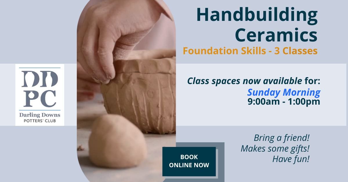 NEW! Sunday Morning - Beginner Ceramics Handbuilding Class