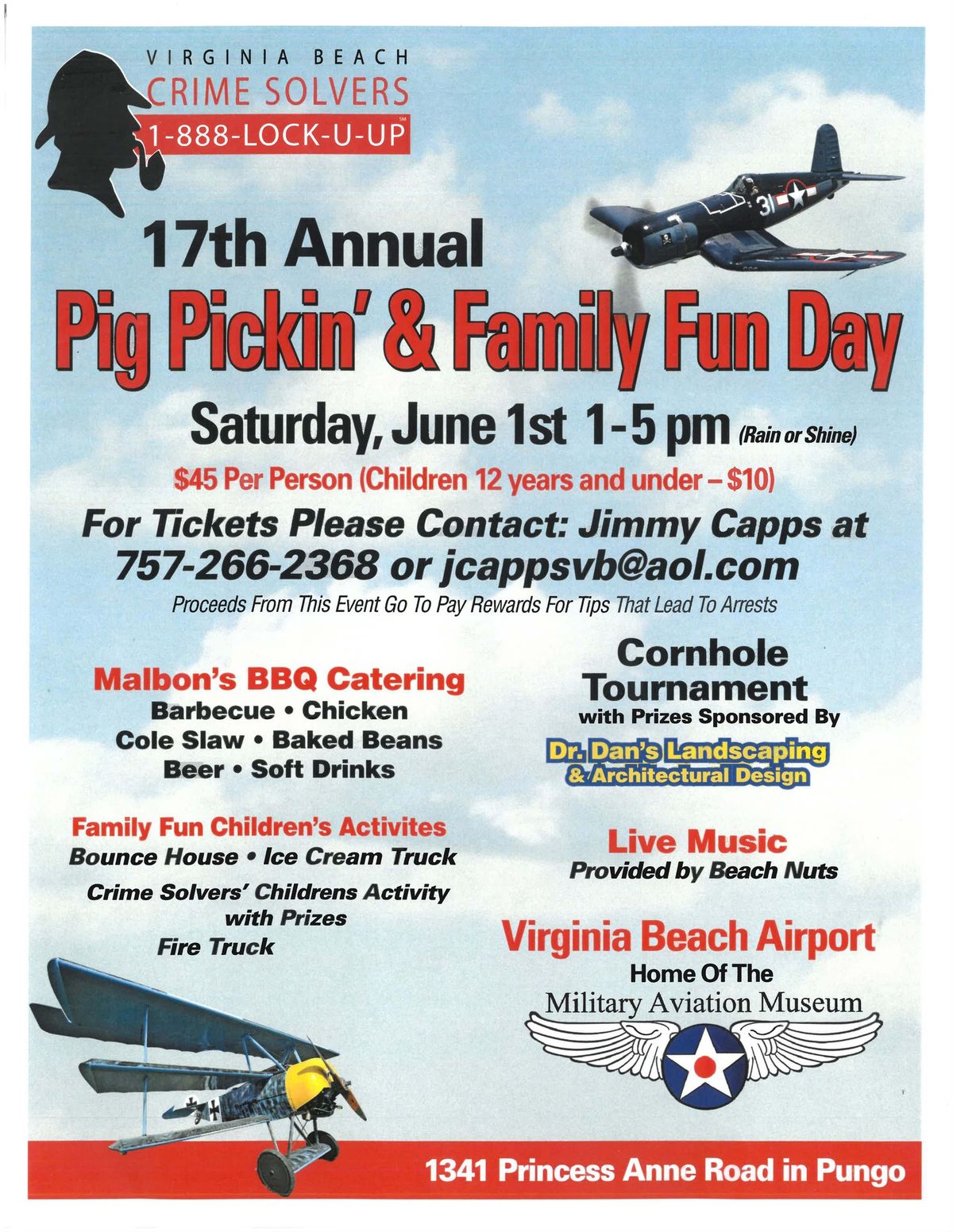 17th Annual Pig Pickin & Family Fun Day
