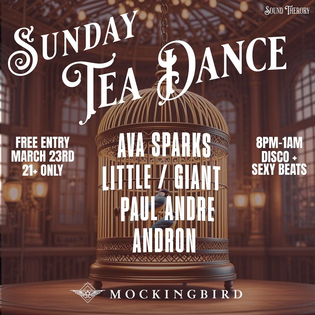 Sunday Tea Dance Party ft. Little\/Giant, Paul Andre and Andron