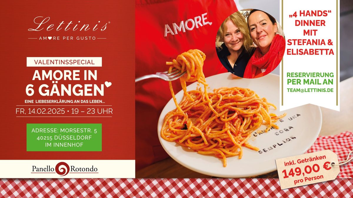 Amore in 6 G\u00e4ngen \u2013 Ein Valentinstags-Special voller Genuss und Liebe