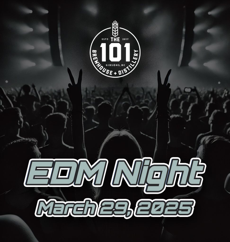 SPECIAL EVENT: EDM Night is coming back to The 101 Brewhouse + Distillery!