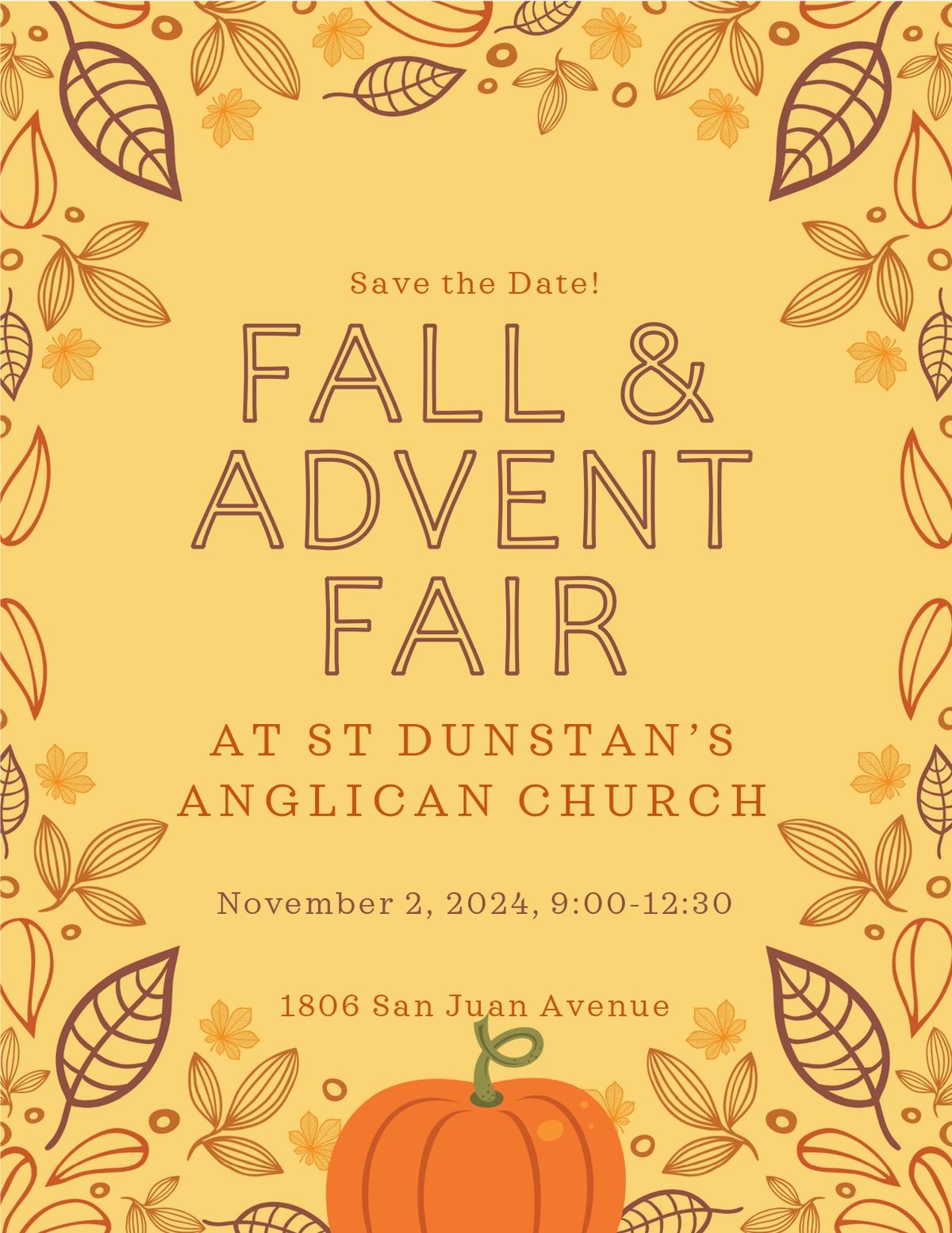 St Dunstan's Fall and Advent Fair