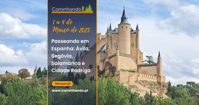 Passeando em Espanha: \u00c1vila, Seg\u00f3via, Salamanca e Cidade Rodrigo