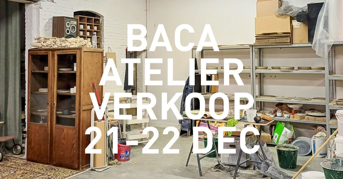 BACA ATELIER VERKOOP