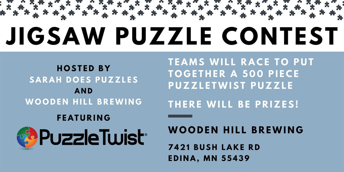 PUZZLETWIST Team Jigsaw Puzzle Contest at Wooden Hill Brewing - Jan 2026