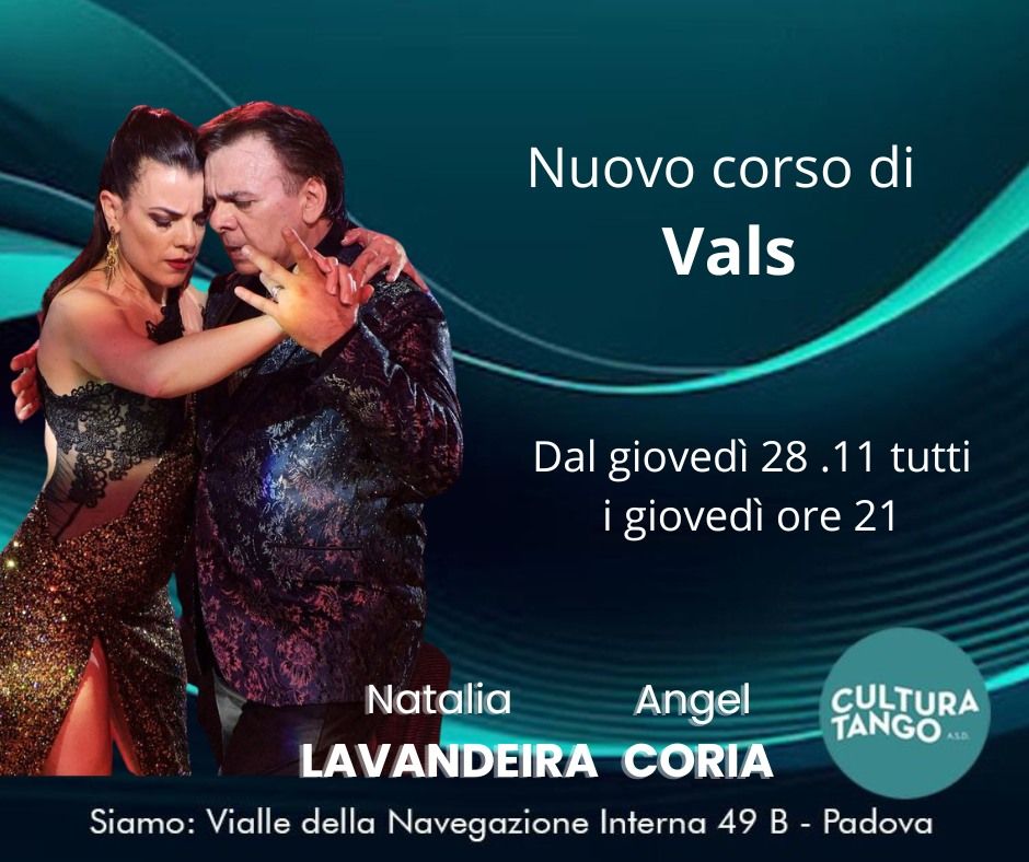 Nuovo corso di Vals con Angel Coria e Natalia Lavandeira